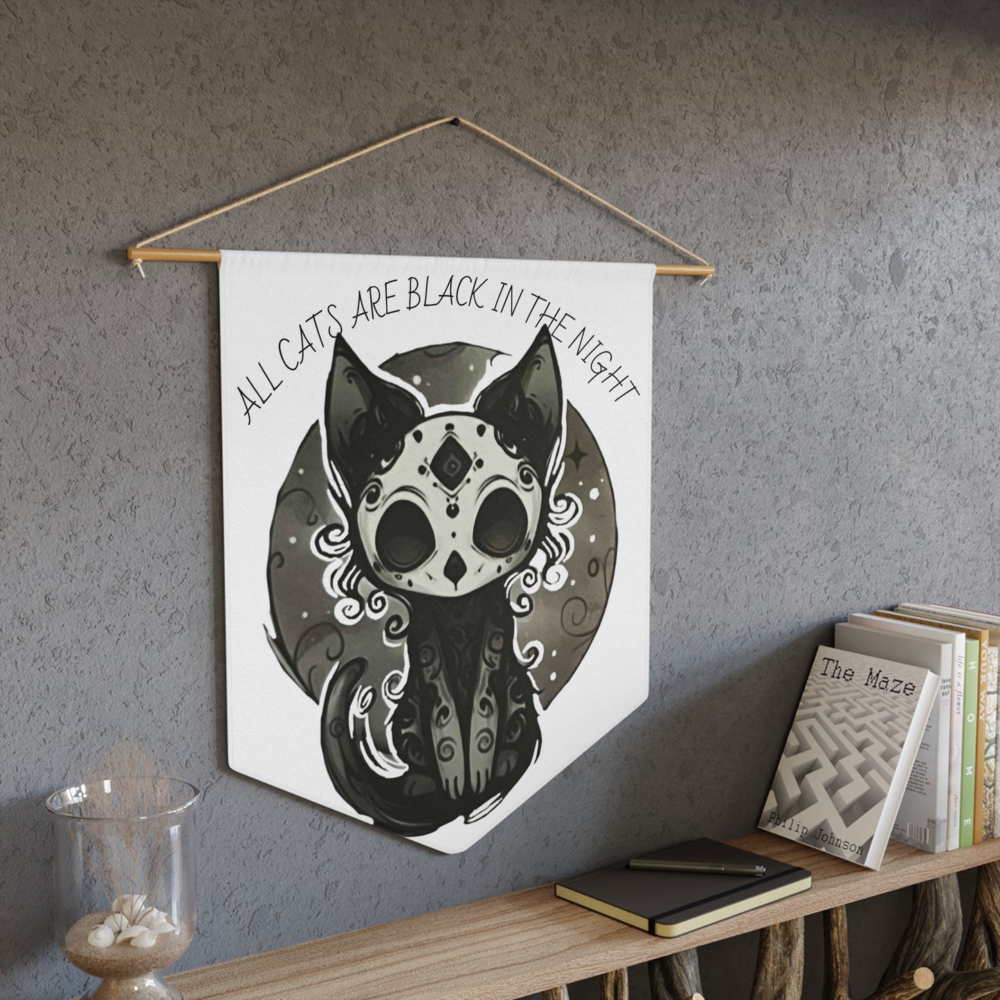 Noir purgatory Pennant