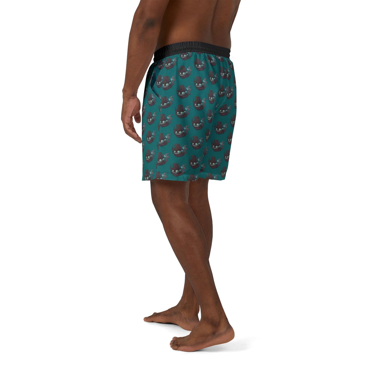 Mad hat cat Unisex Swim Shorts (AOP)