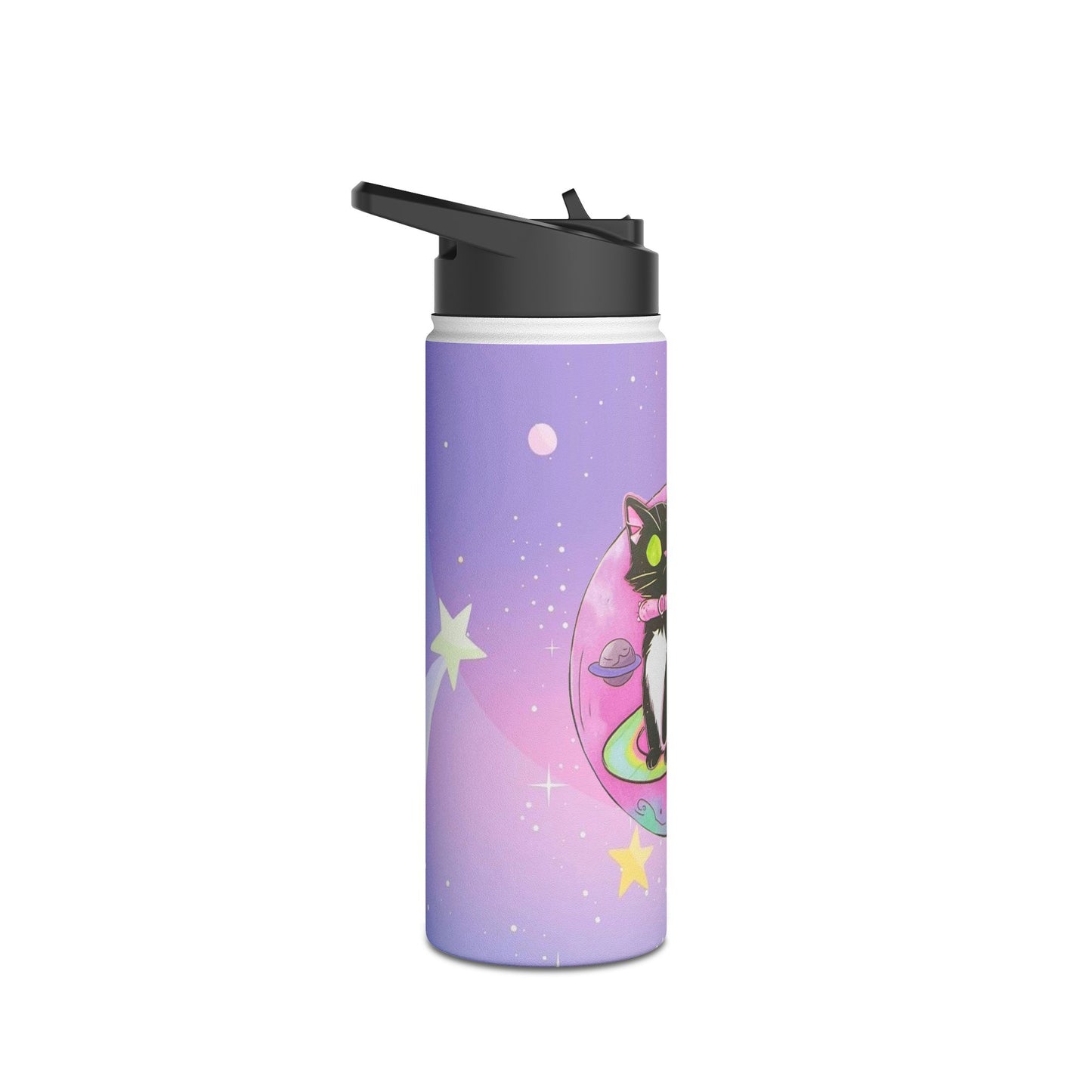 Meowgical skies Water Bottle
