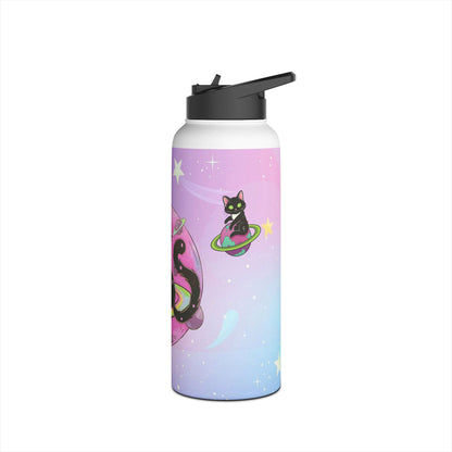 Meowgical skies Water Bottle