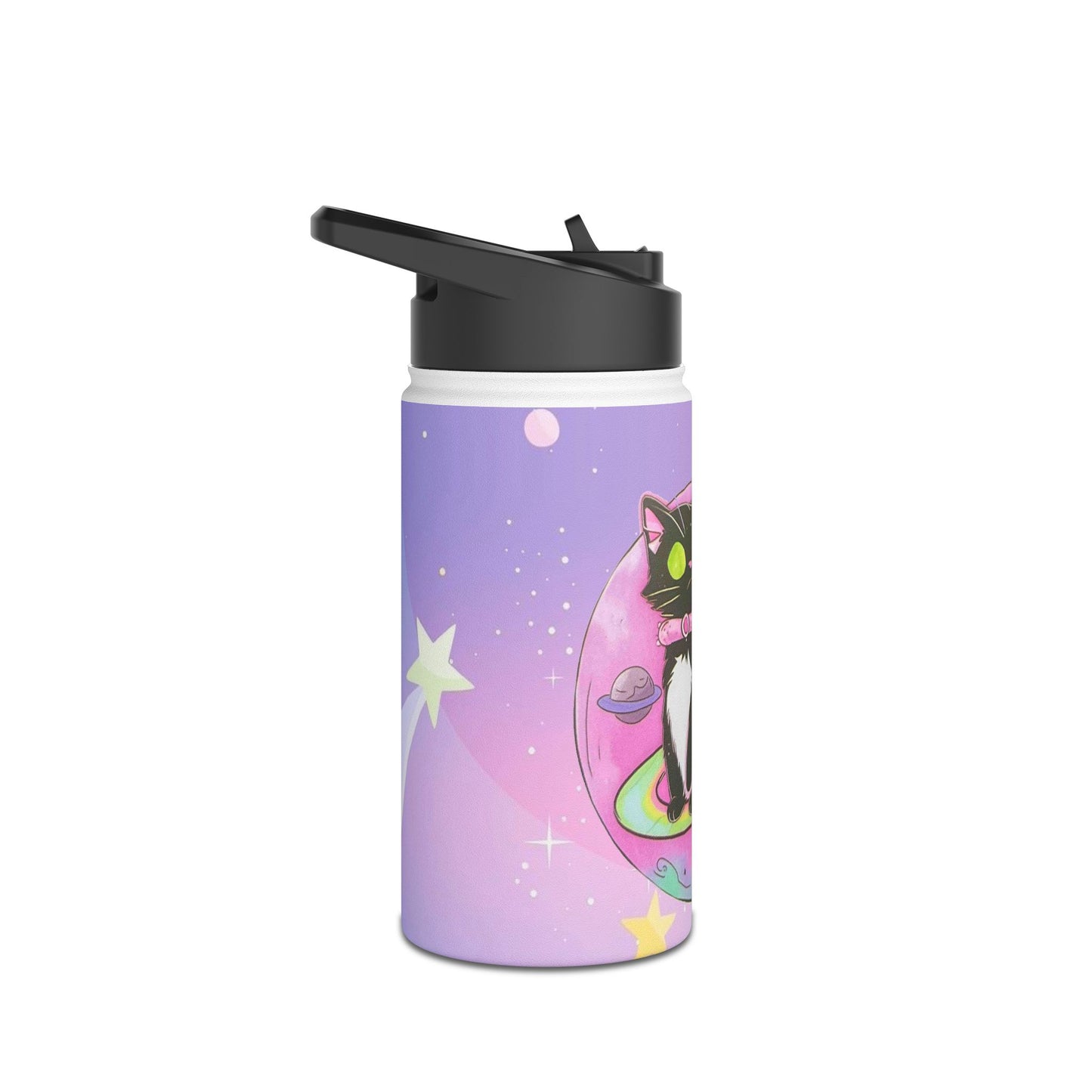 Meowgical skies Water Bottle