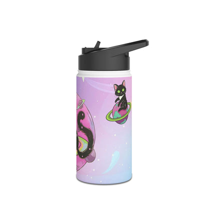 Meowgical skies Water Bottle