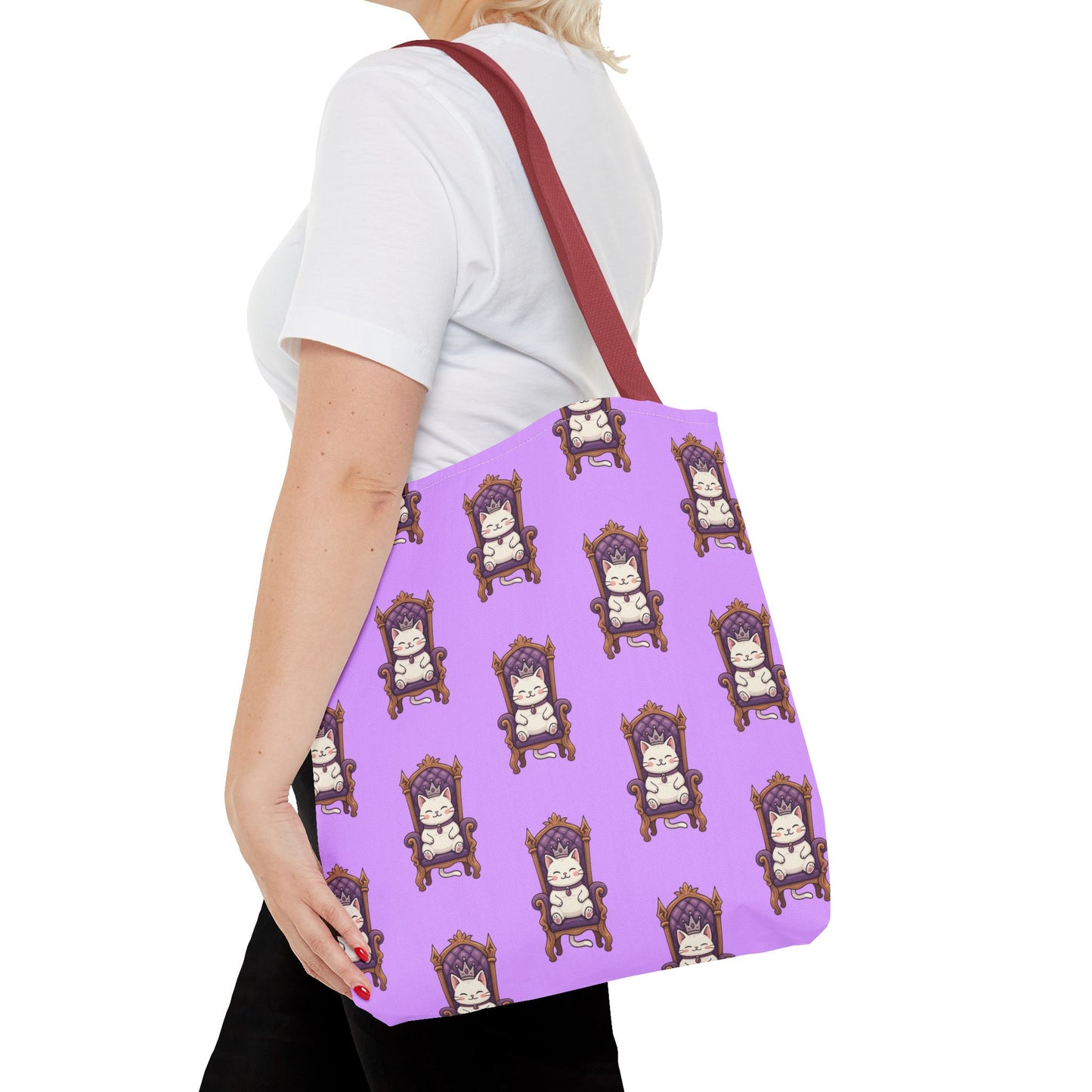 Feline Royalty Tote Bag (AOP)