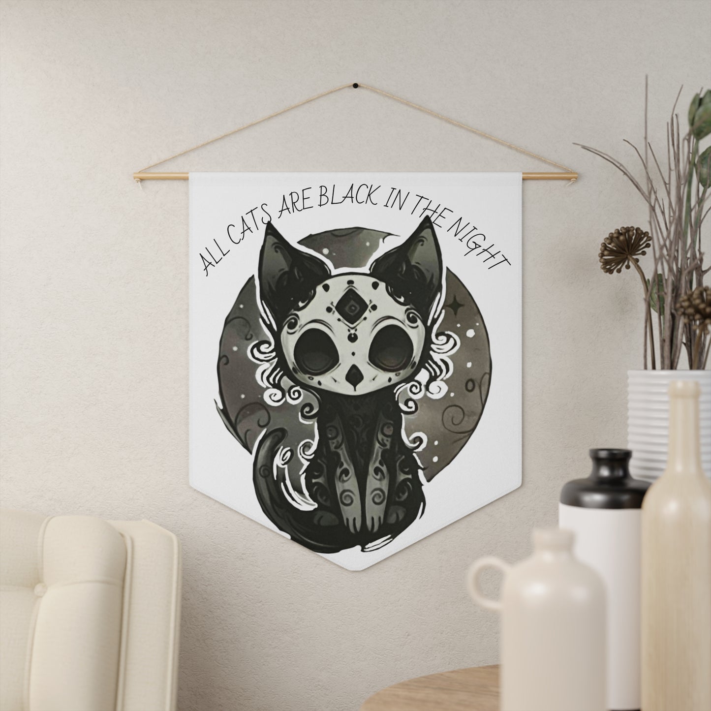 Noir purgatory Pennant