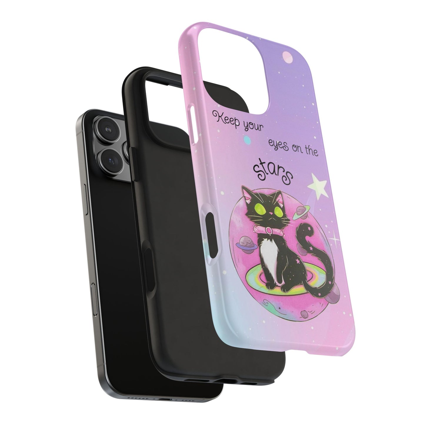 Meowgical skies Tough Phone Cases