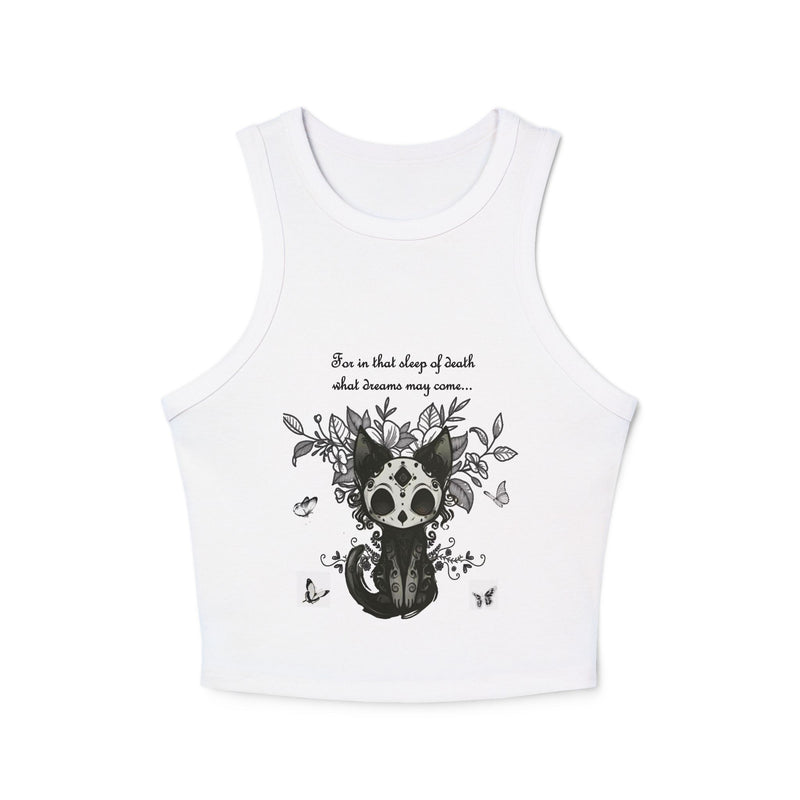 Noir purgatory Crop Top