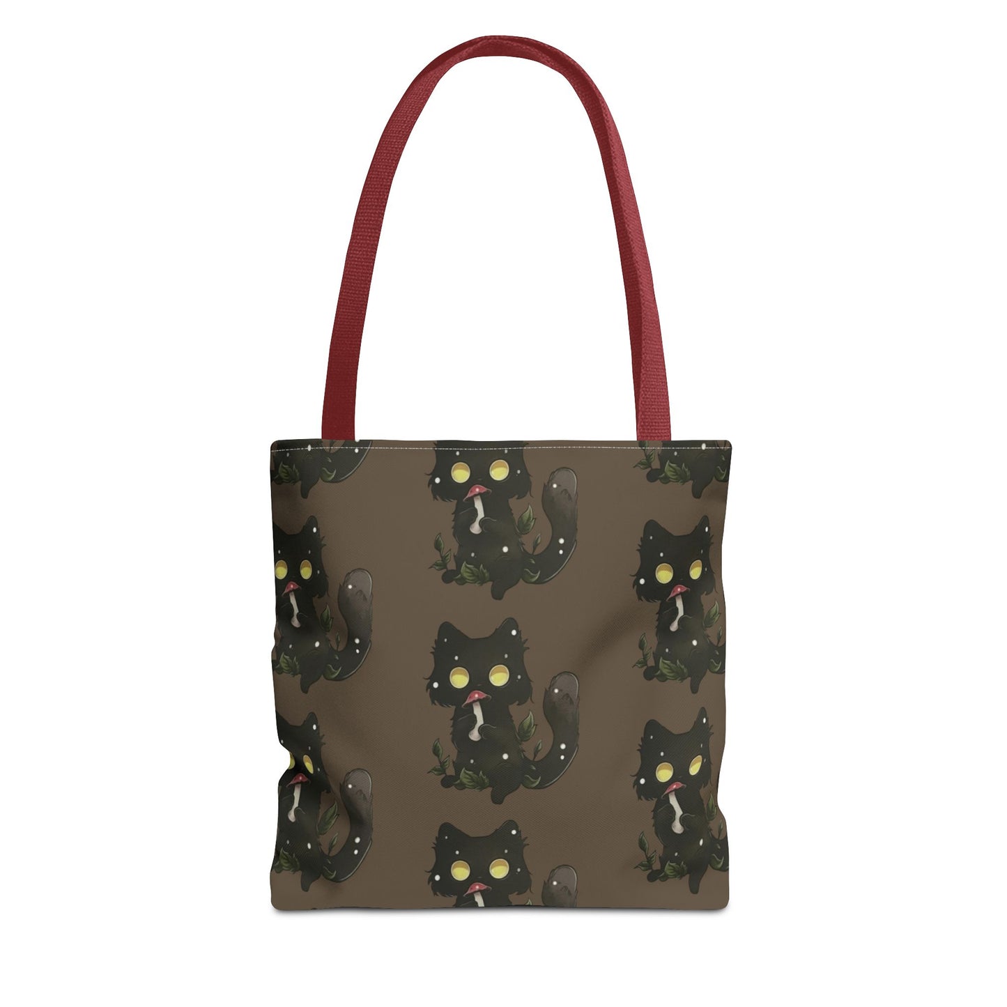 Meowcology two-face brown Tote Bag (AOP)