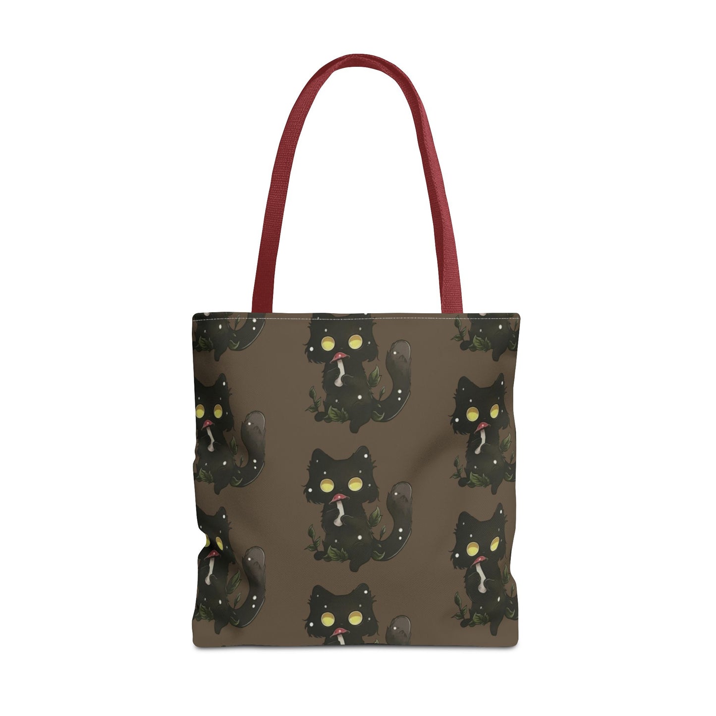 Meowcology two-face brown Tote Bag (AOP)