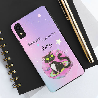 Meowgical skies Tough Phone Cases