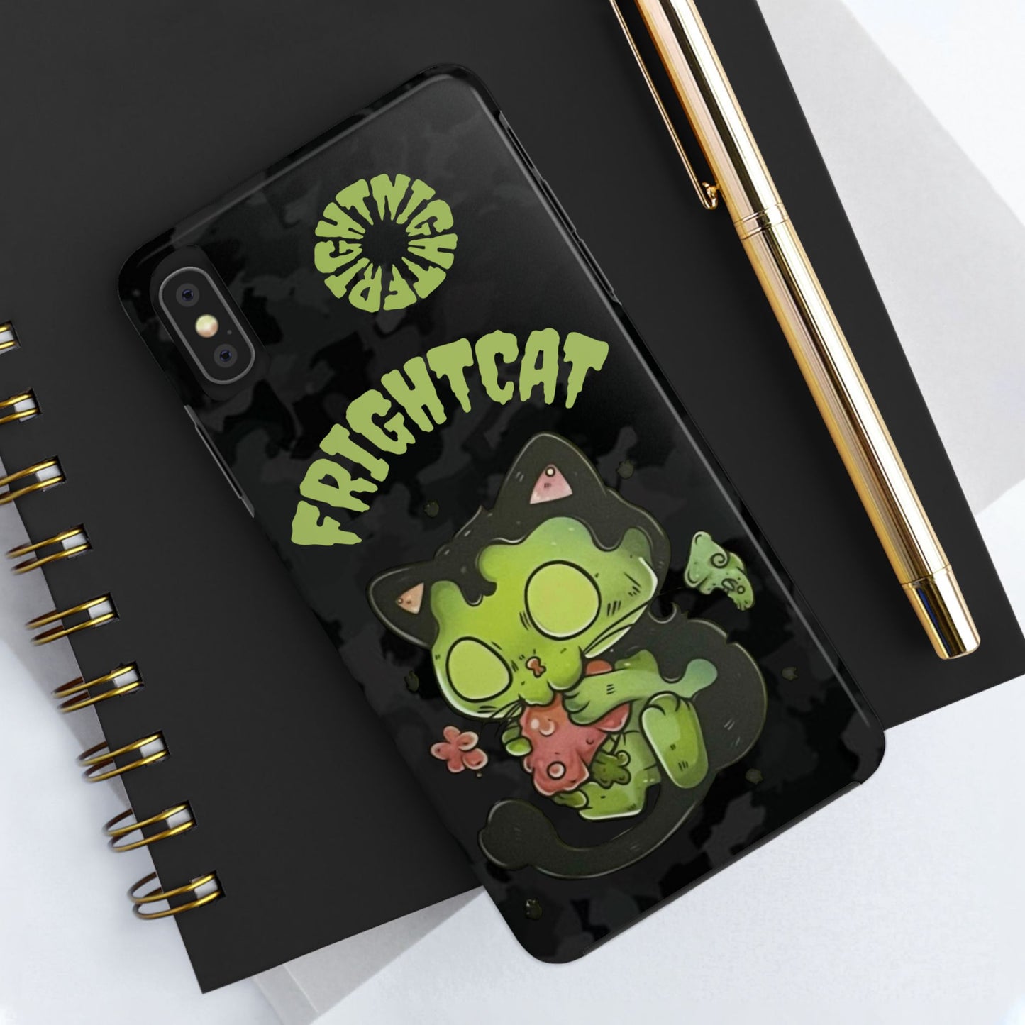 Fright cat Tough Phone Case - iphone