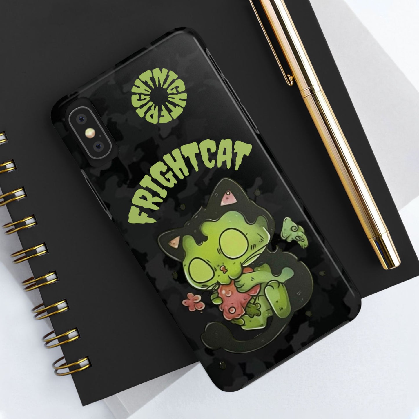 Fright cat Tough Phone Case - iphone