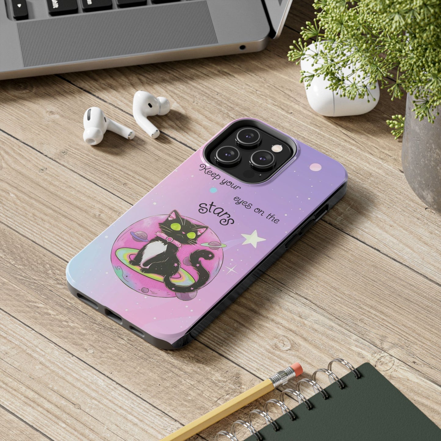 Meowgical skies Tough Phone Cases