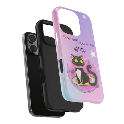 Meowgical skies Tough Phone Cases