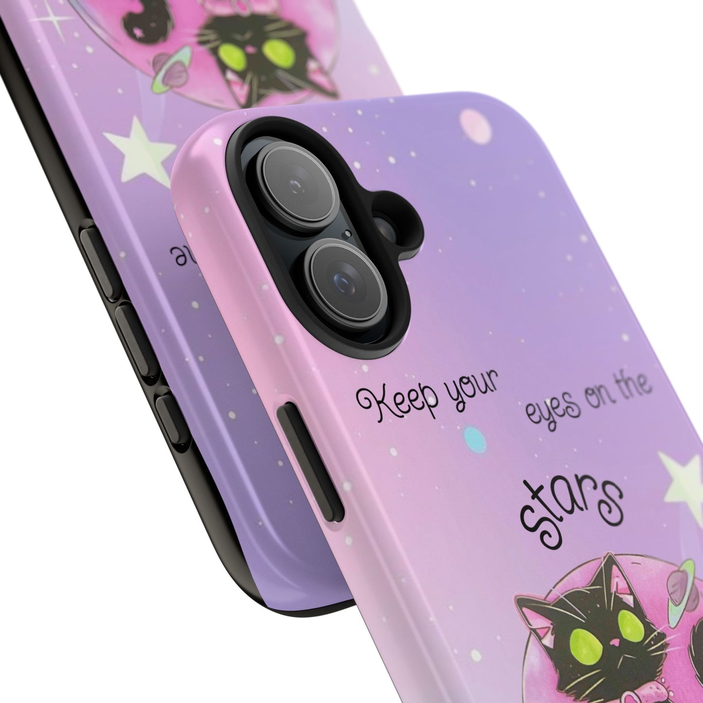 Meowgical skies Tough Phone Cases