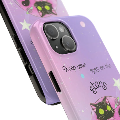 Meowgical skies Tough Phone Cases