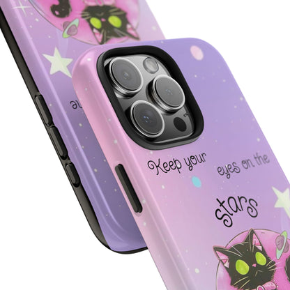 Meowgical skies Tough Phone Cases