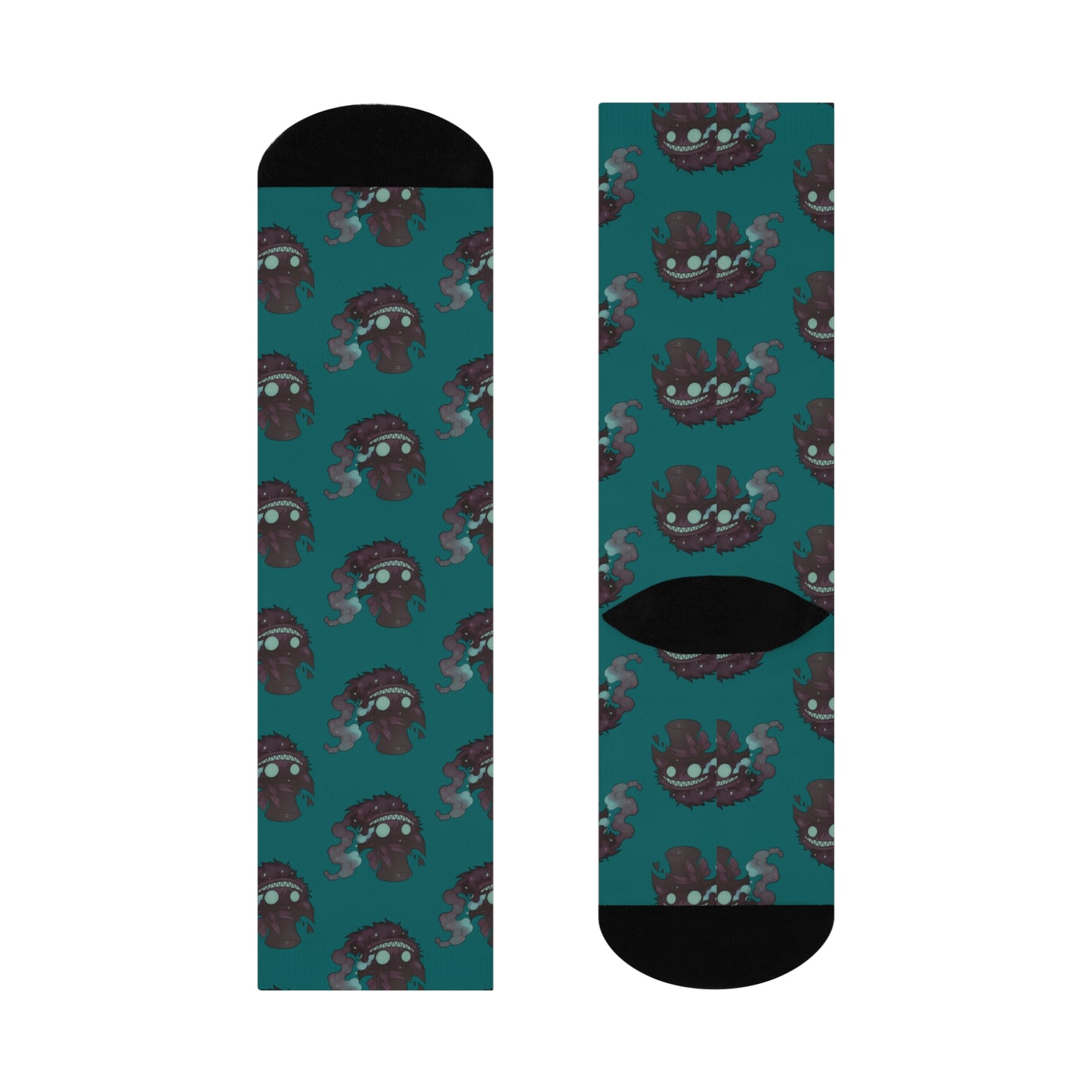 Mad hat cat cushioned Crew Socks