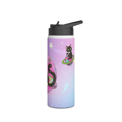 Meowgical skies Water Bottle