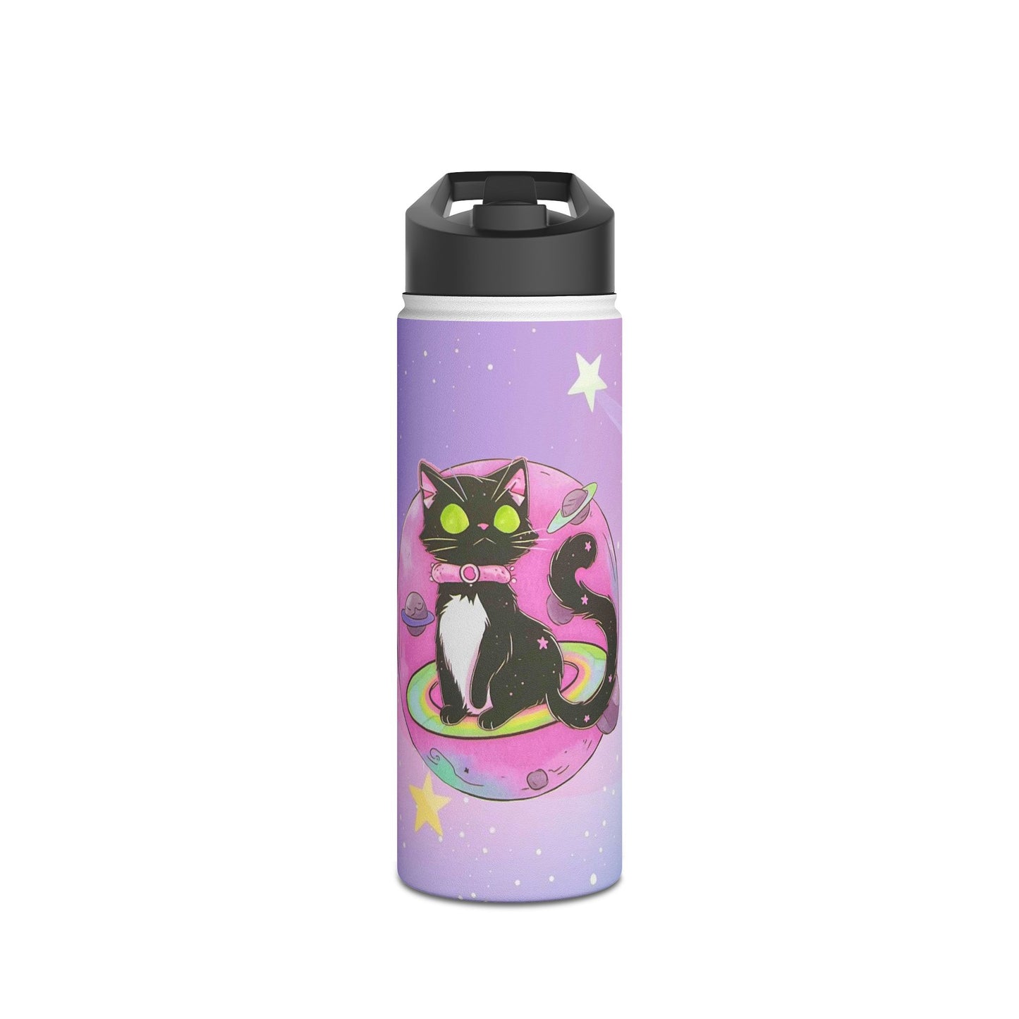 Meowgical skies Water Bottle