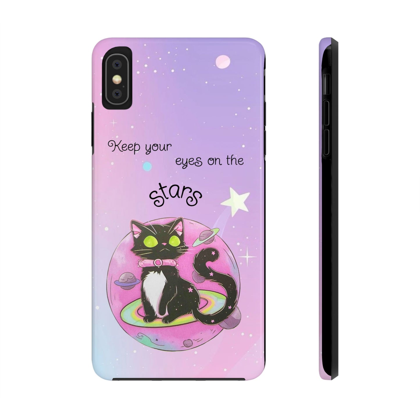 Meowgical skies Tough Phone Cases