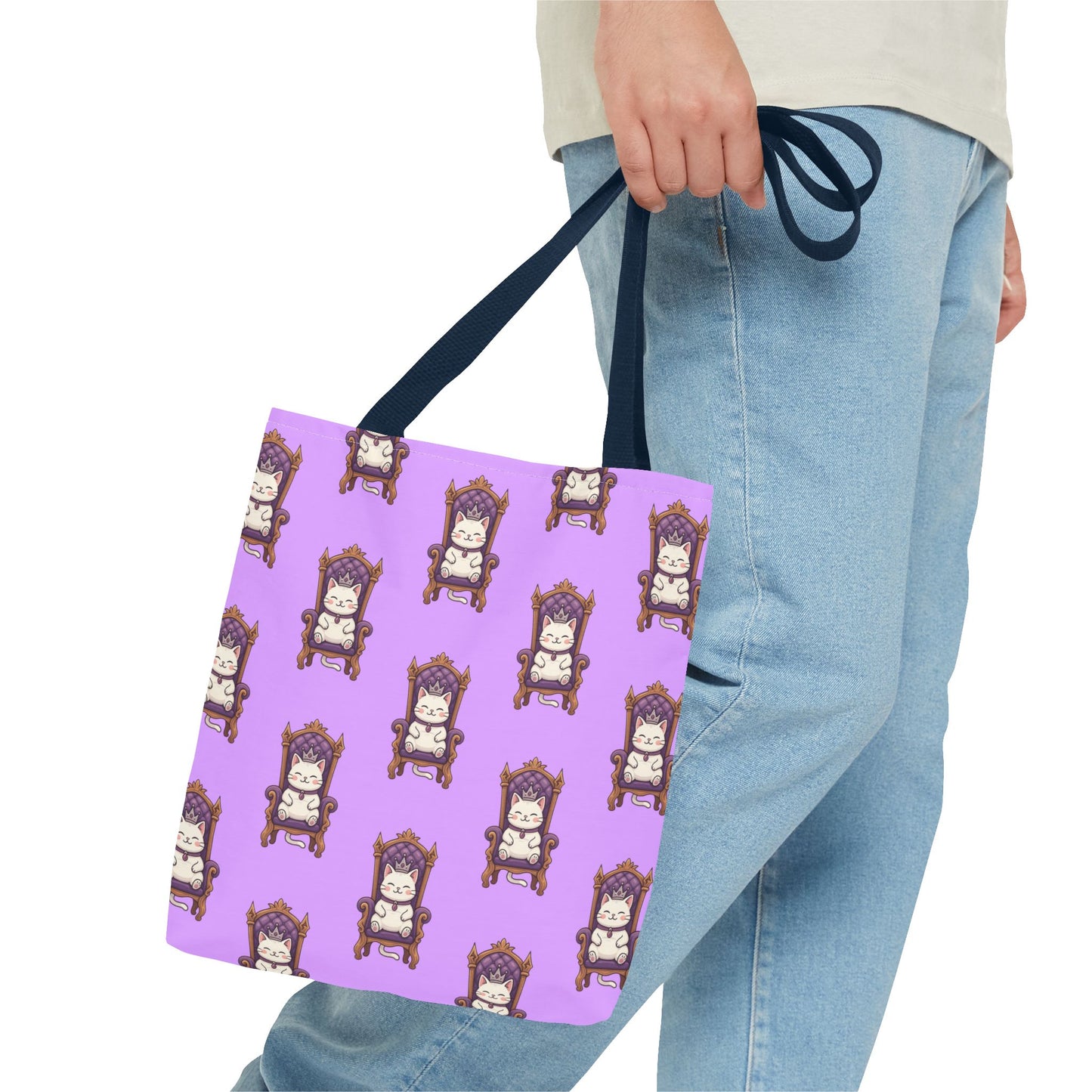 Feline Royalty Tote Bag (AOP)