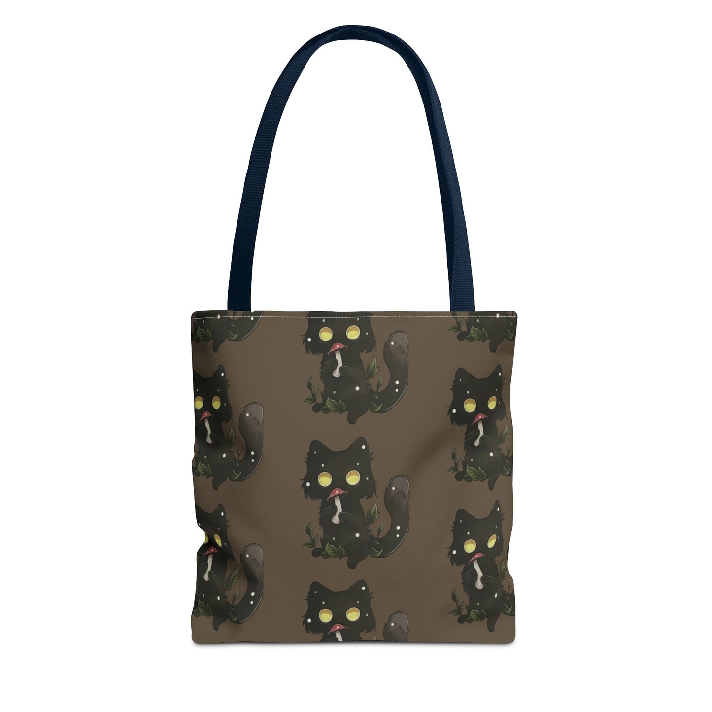 Meowcology two-face brown Tote Bag (AOP)