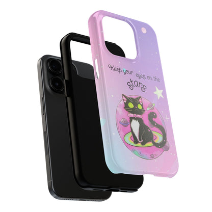 Meowgical skies Tough Phone Cases