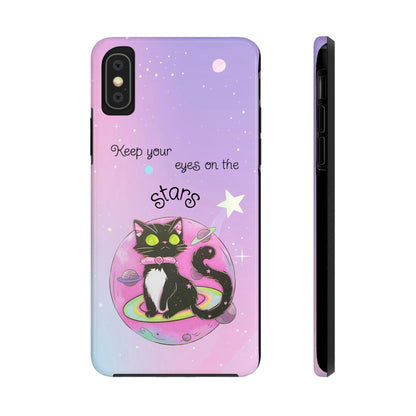 Meowgical skies Tough Phone Cases