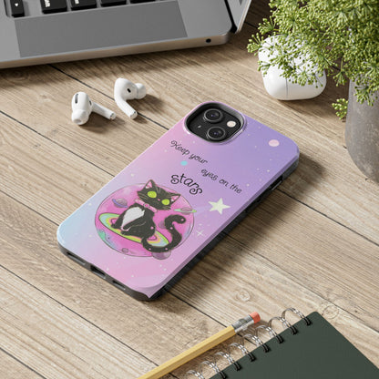 Meowgical skies Tough Phone Cases