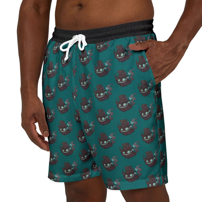 Mad hat cat Unisex Swim Shorts (AOP)
