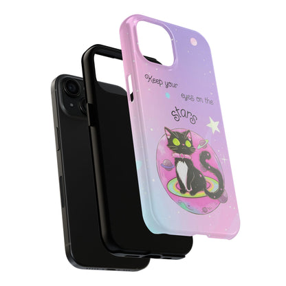Meowgical skies Tough Phone Cases
