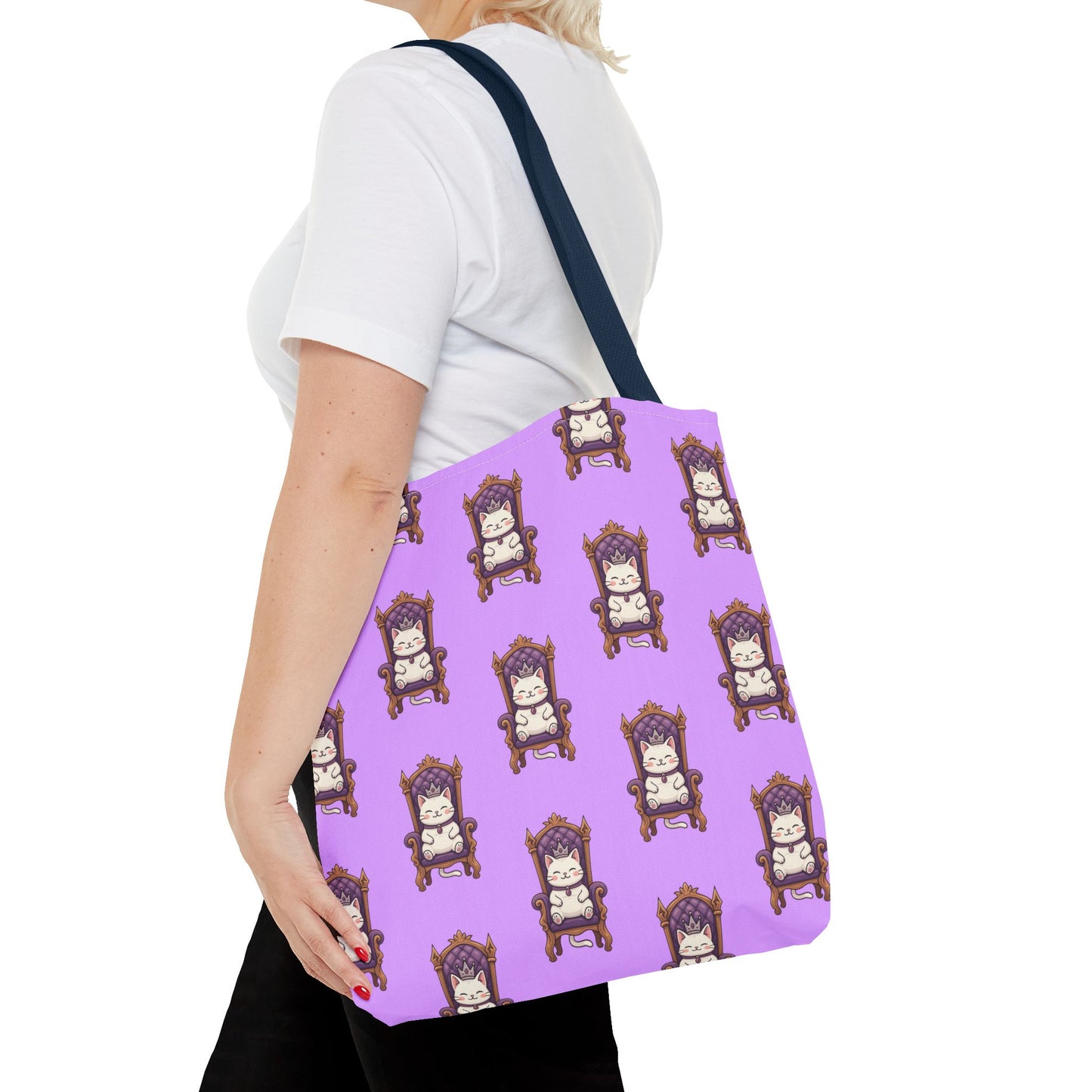 Feline Royalty Tote Bag (AOP)